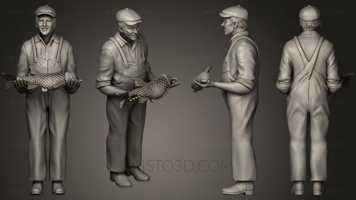 Figurines of people (STKH_0018) 3D model for CNC machine